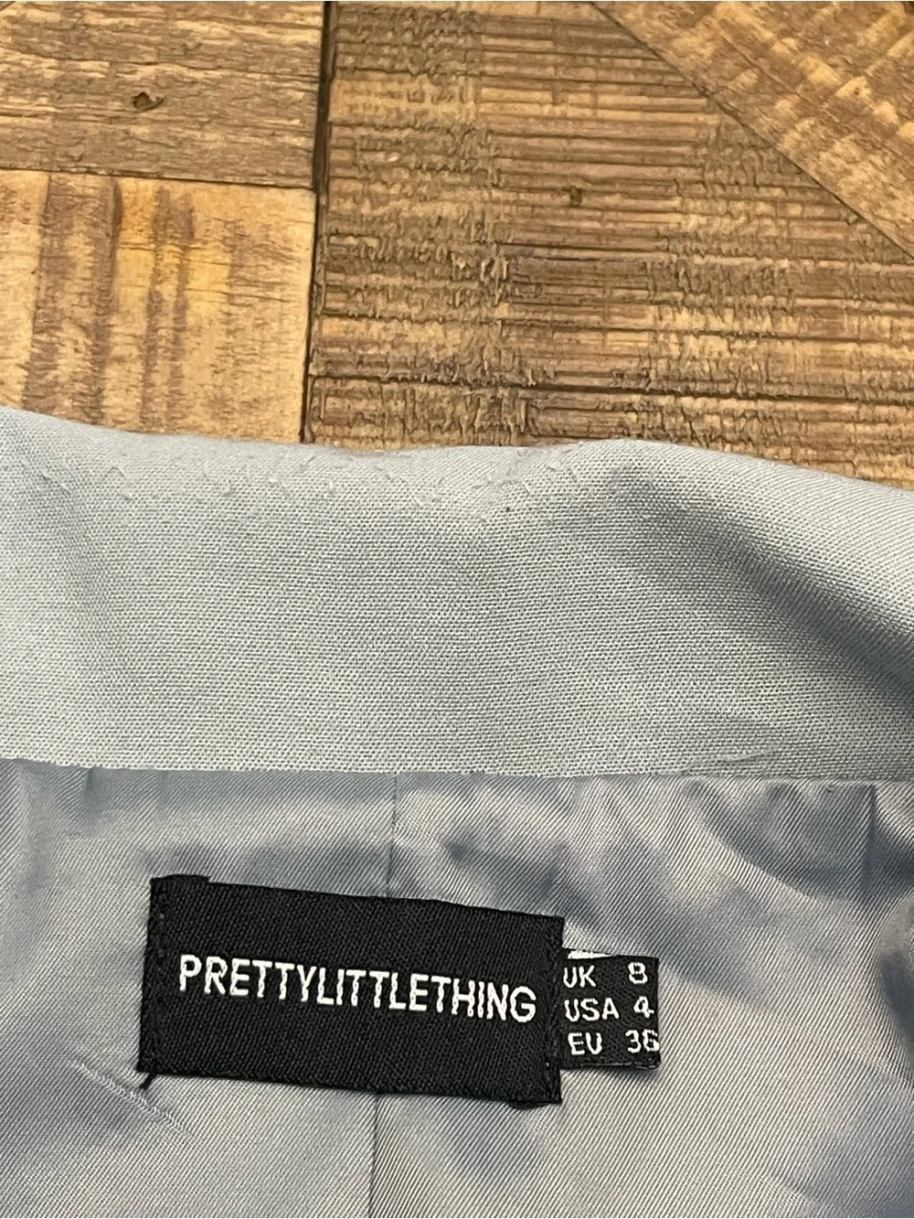 PLT Dusty Blue 2-Piece Tailored Pantsuit Matching Set